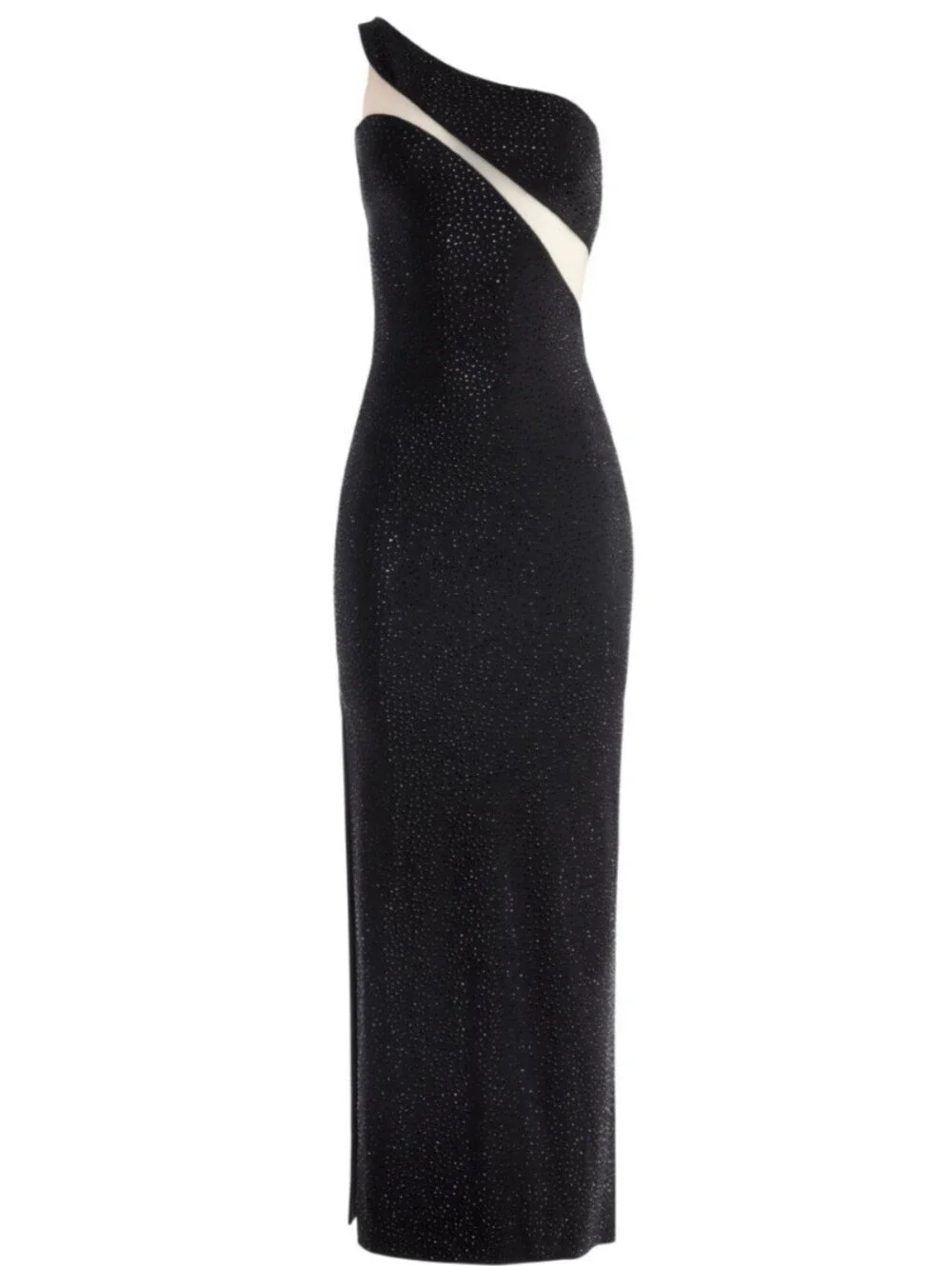 Alice + Olivia Mercedes Embellished One Shoulder long Dress Size 6 $595 - Picture 9 of 13